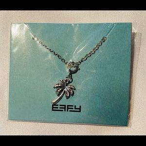 EFFY palm tree charm on 18” chain